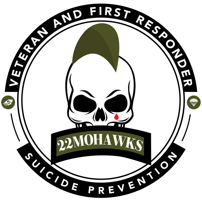 22Mohawks logo: Veteran and First Responder Suicide Prevention